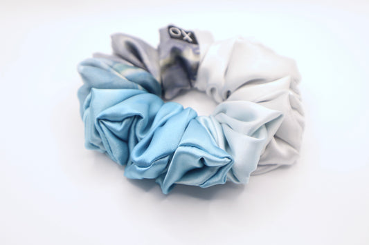 Storm Oversized Scrunchie • Multi Colored Satin ♡🌈