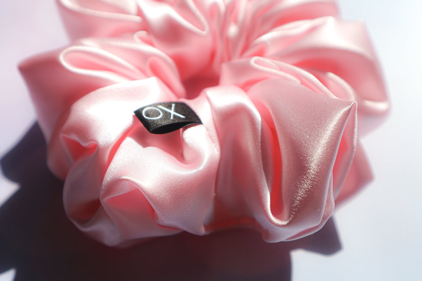 Aspen Oversized Scrunchie • Pastel Pink Satin ♡🌸