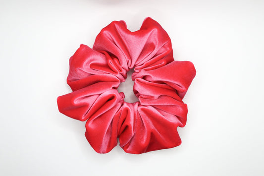 Hailey Velvet Scrunchie in Rose Pink • Oversized or Mini ♡🌸