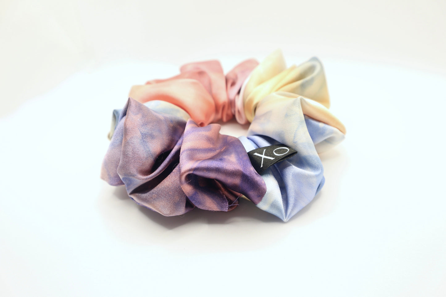 Sunset Oversized Scrunchie • Satin Tie Dye ♡🌅