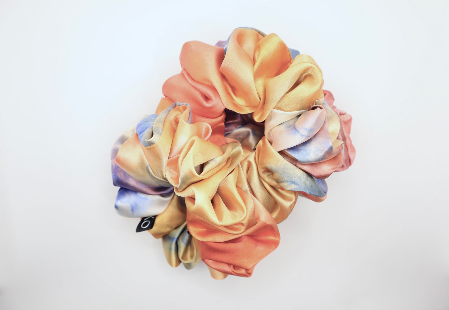 Sunset Oversized Scrunchie • Satin Tie Dye ♡🌅