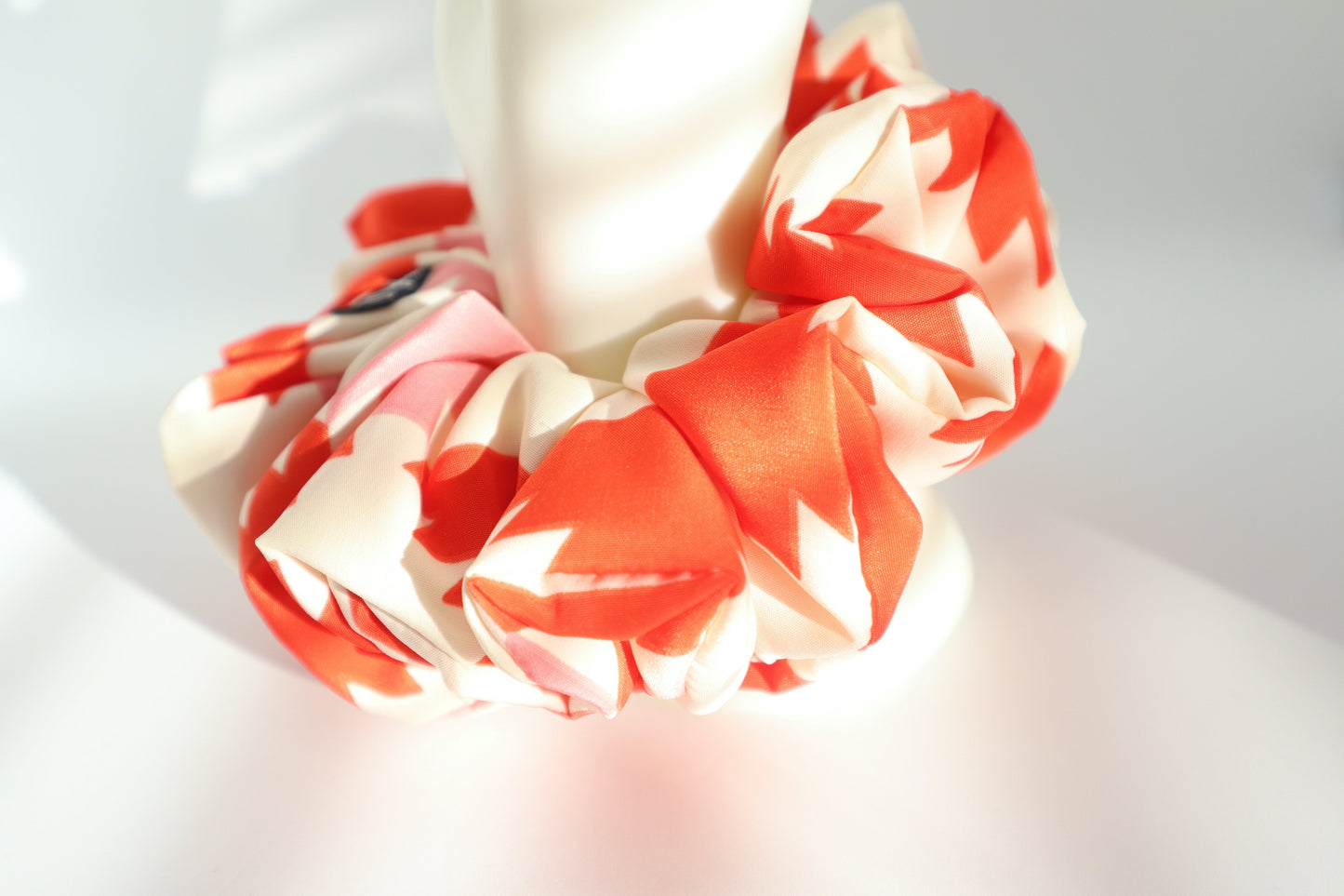 Tribal Aztec Oversized Scrunchie • Peachskin Bold Print ♡🏜️