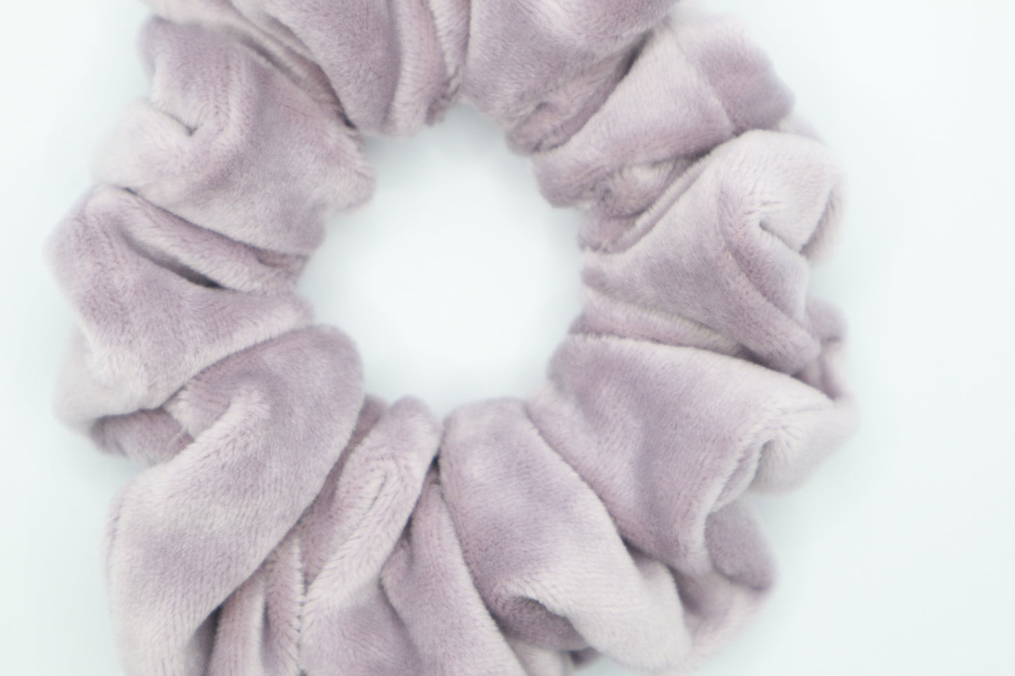 Zara Stretch Velvet Scrunchie in Dusty Lavender – Oversized or Mini 💜✨