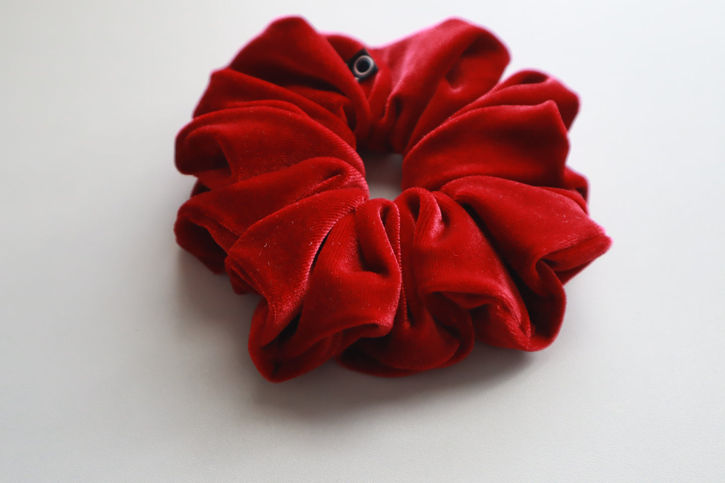 Scarlett – Burgundy Velvet Scrunchie • Velvet Noir Collection ♡❤️