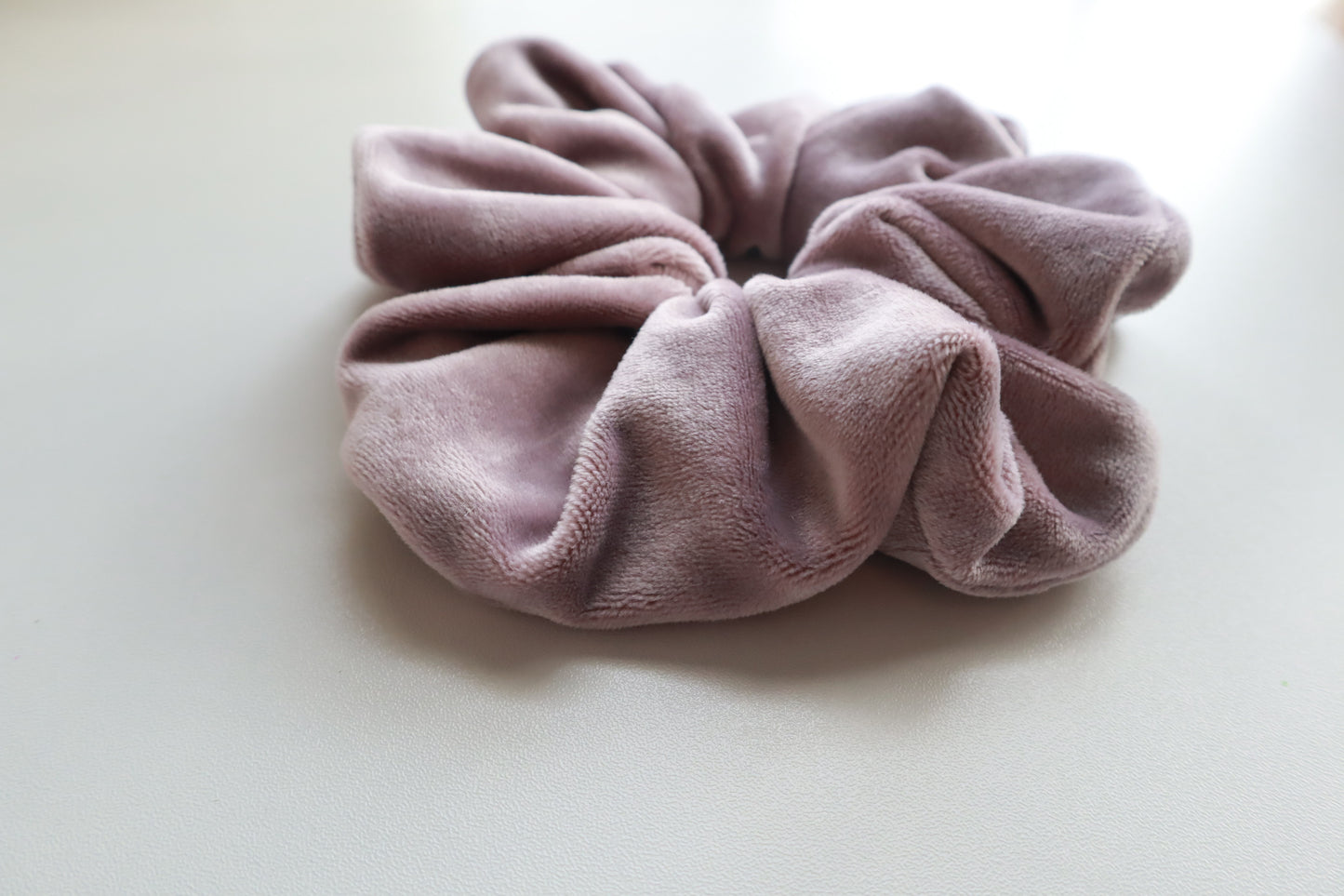Zara Stretch Velvet Scrunchie in Dusty Lavender – Oversized or Mini 💜✨